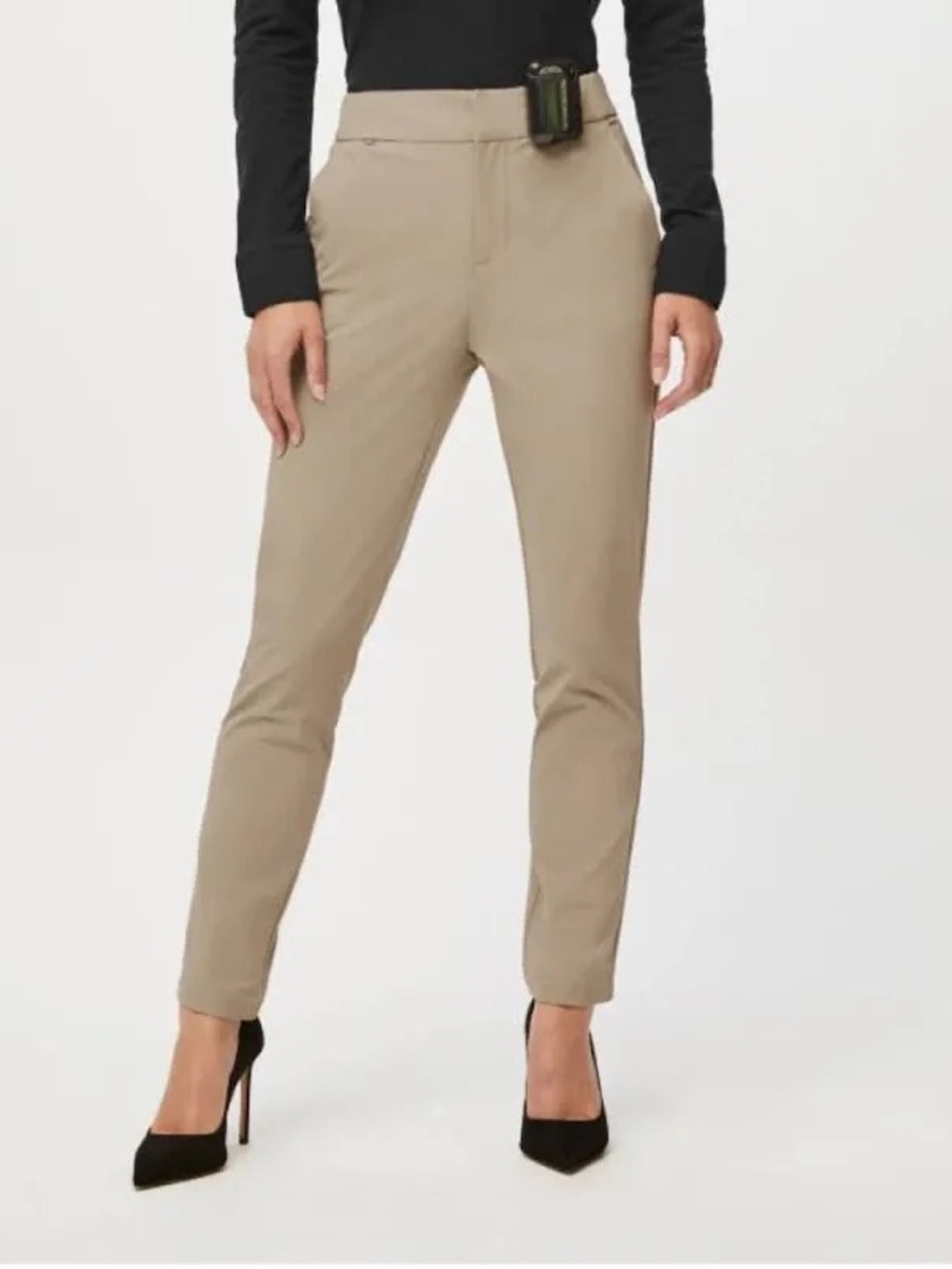 FigsPro Twill Skinny Trouser with black draw strings